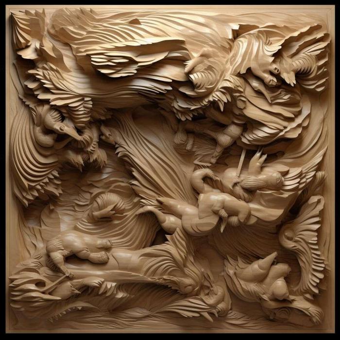 نموذج ثلاثي الأبعاد لآلة CNC 3D Art 